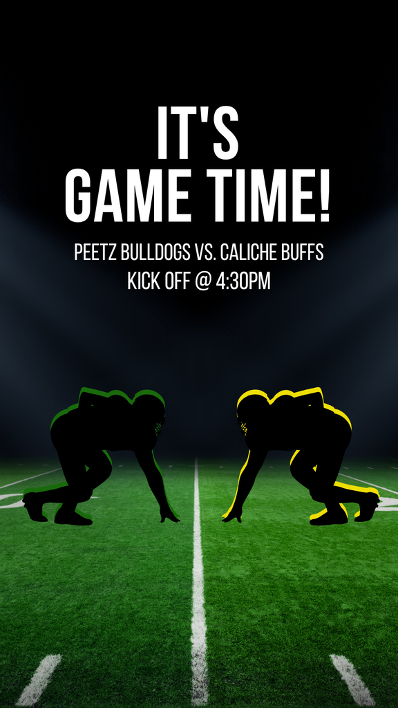 JV boys football game at Peetz VS. Caliche Buffs 