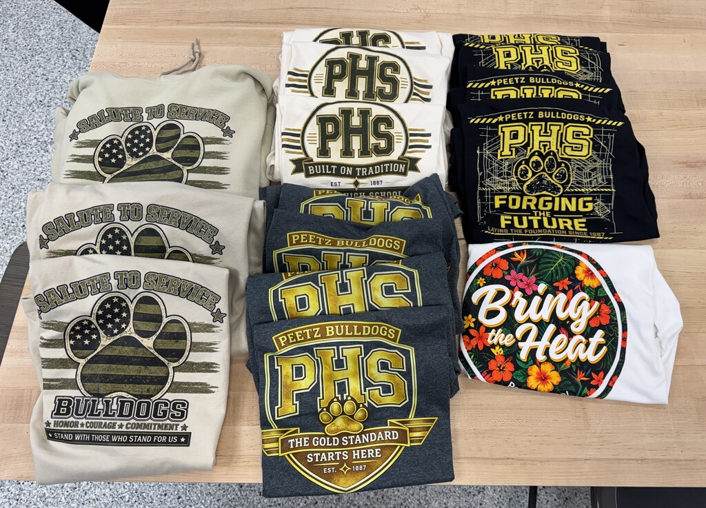 Shirts available