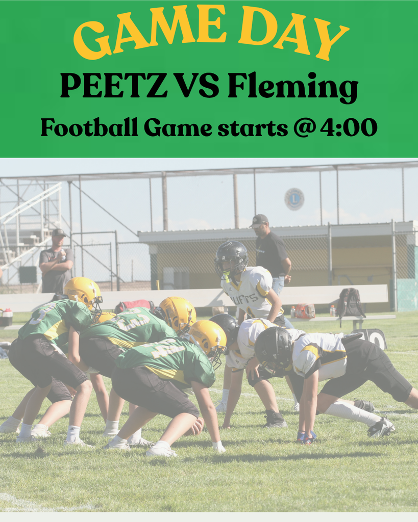 Junior High Football Game day at Fleming