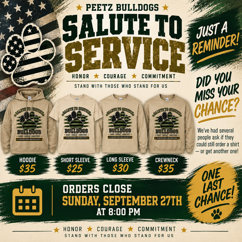 Salute to Service Orders