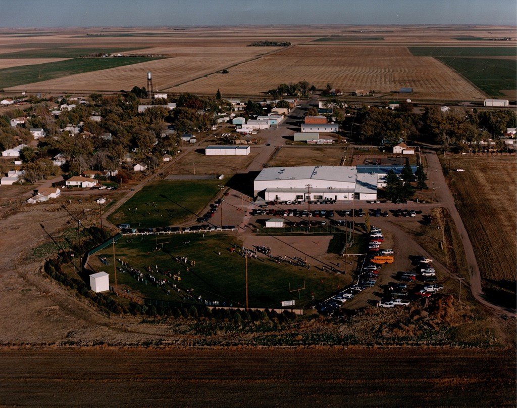 2002 Aerial view of the school