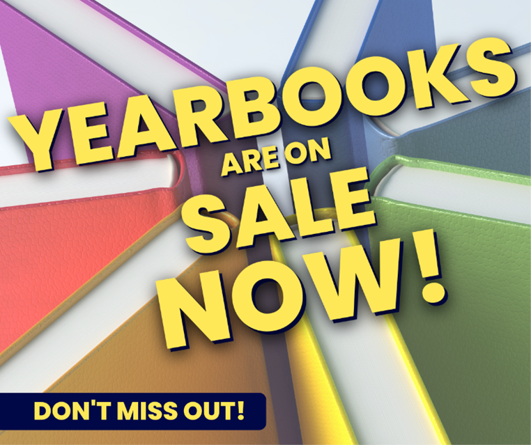 Yearbooks are on sale now