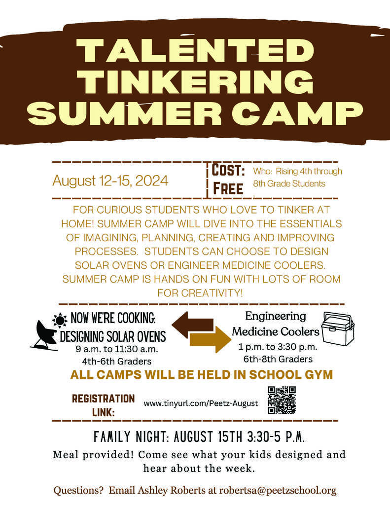 Talented Tinkering Summer Camp