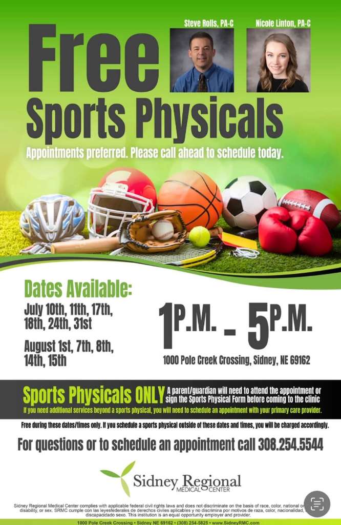 Free Sports Physicals