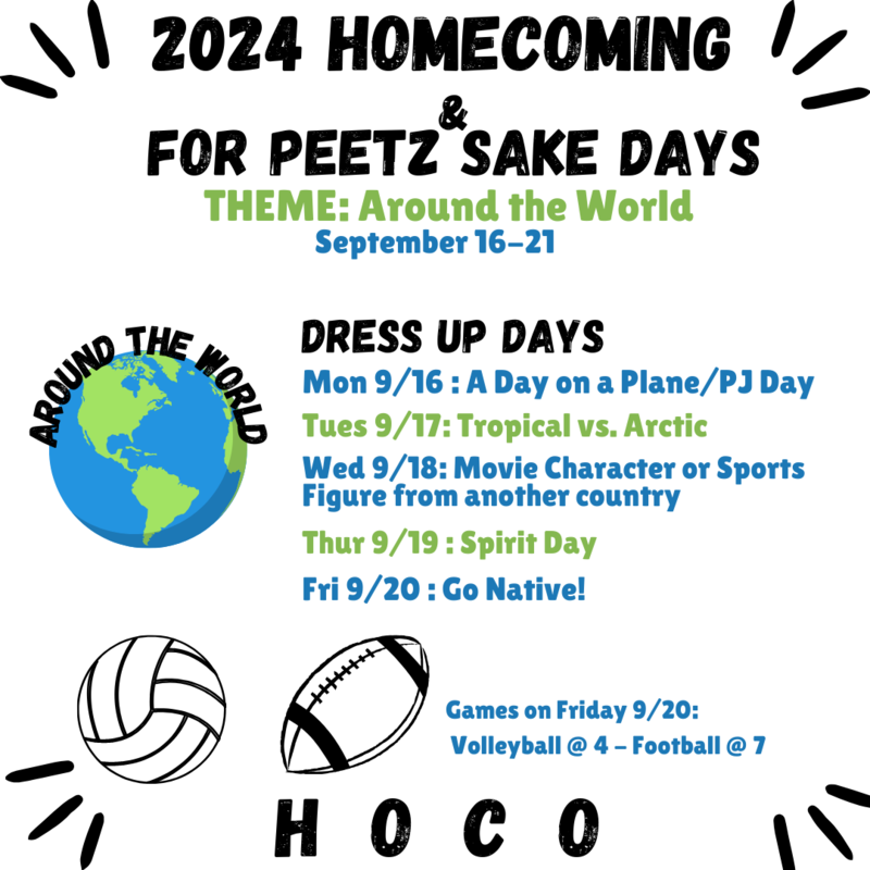 Homecoming dress up days
