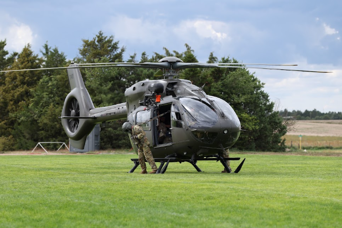 helicopter landing