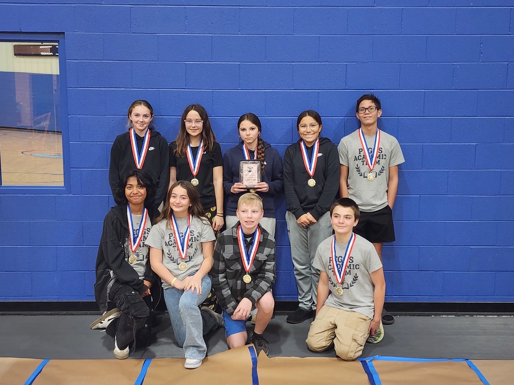 Peggs 7th Grade Academic Team