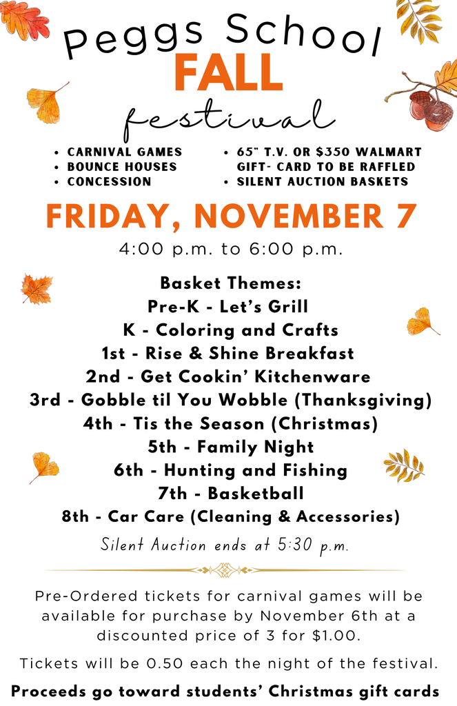 Peggs Fall Festival flyer