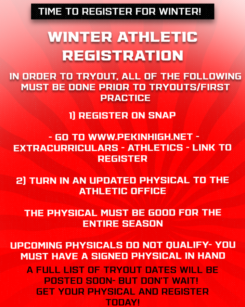 Winter Athletics Registration 8254761