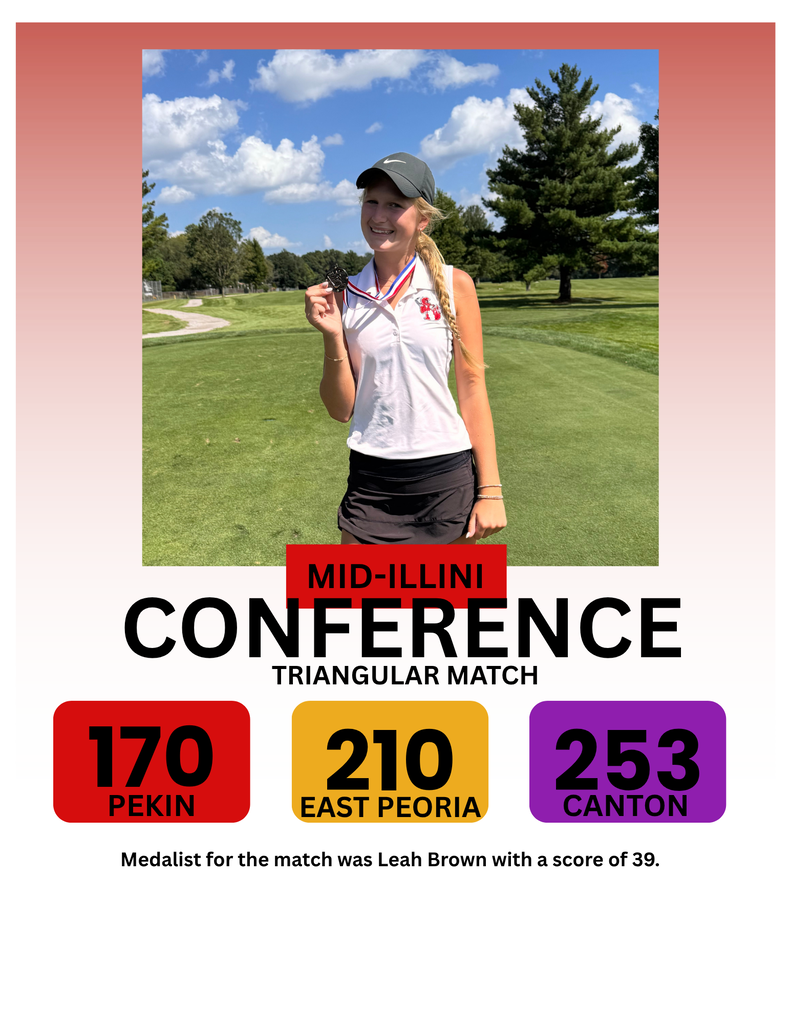 Leah Brown was the medalist with a score of 39.