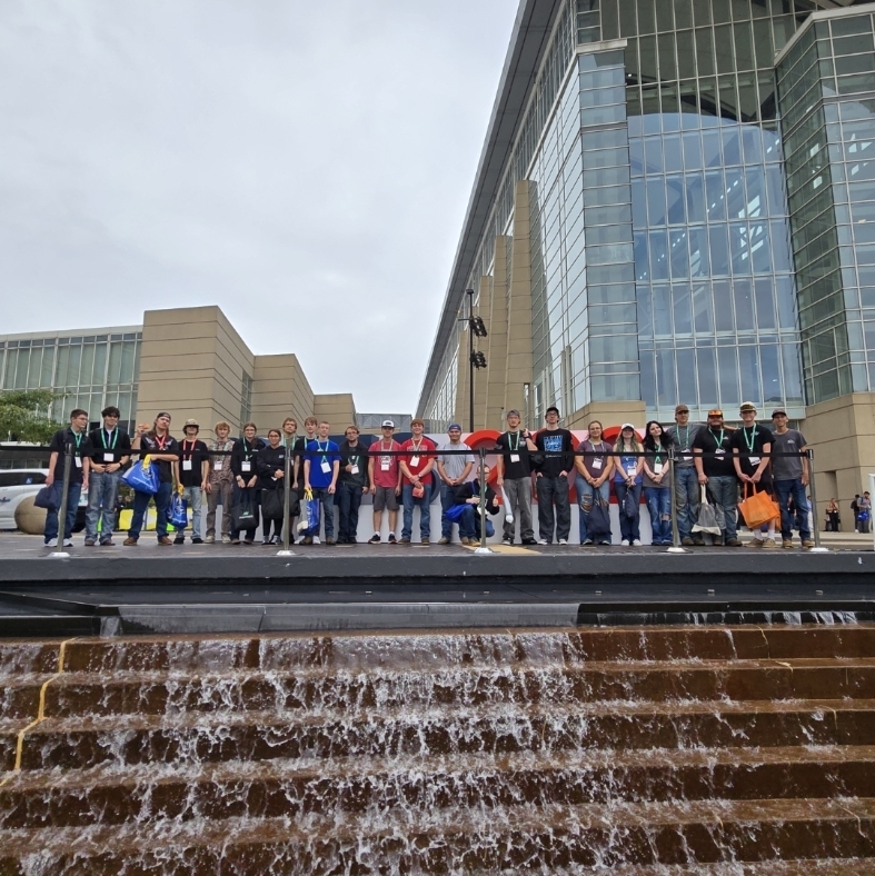 Thomas and Huskissons manufacturing students spent the day in Chicago visiting the IMTS manufacturing expo today.