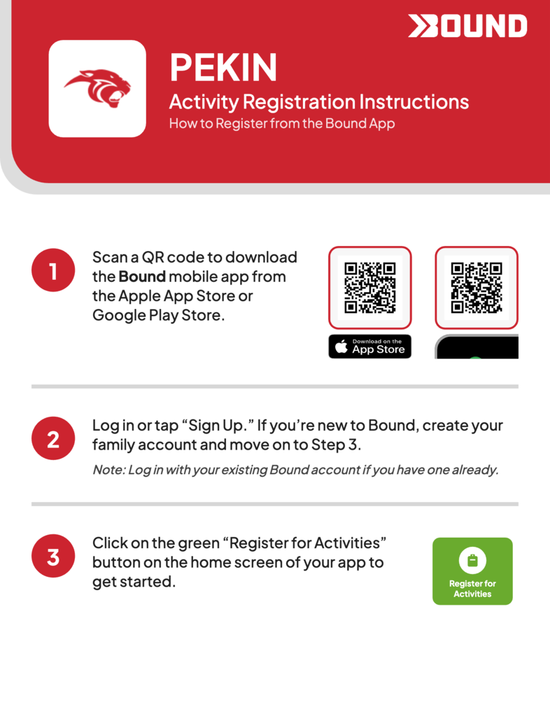 Bound Registration QR Code