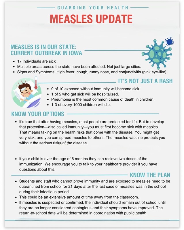 Measles in Iowa