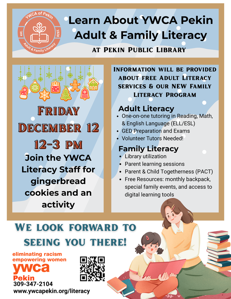 YWCA Literacy Event Announcement