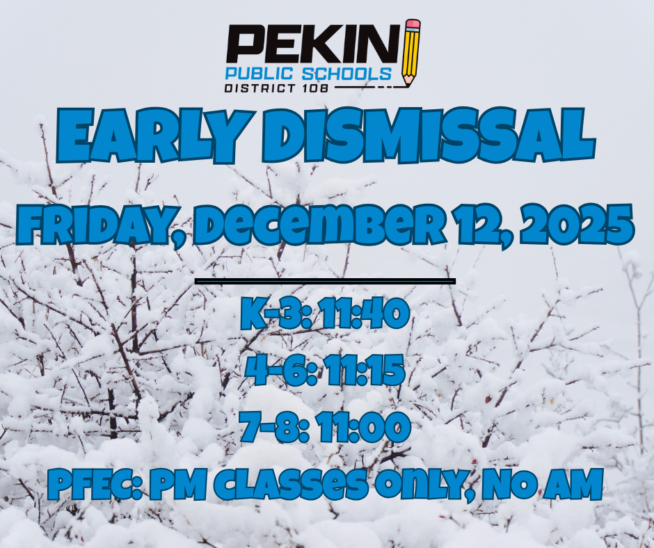 EARLY DISMISSAL Announcement 