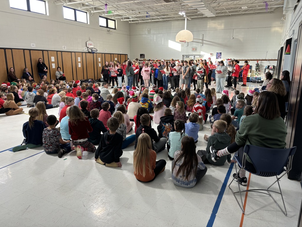 Student holiday music performance