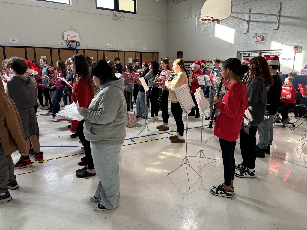 Student holiday music performance