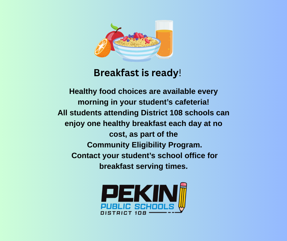 Free school  breakfast program Facebook Post 