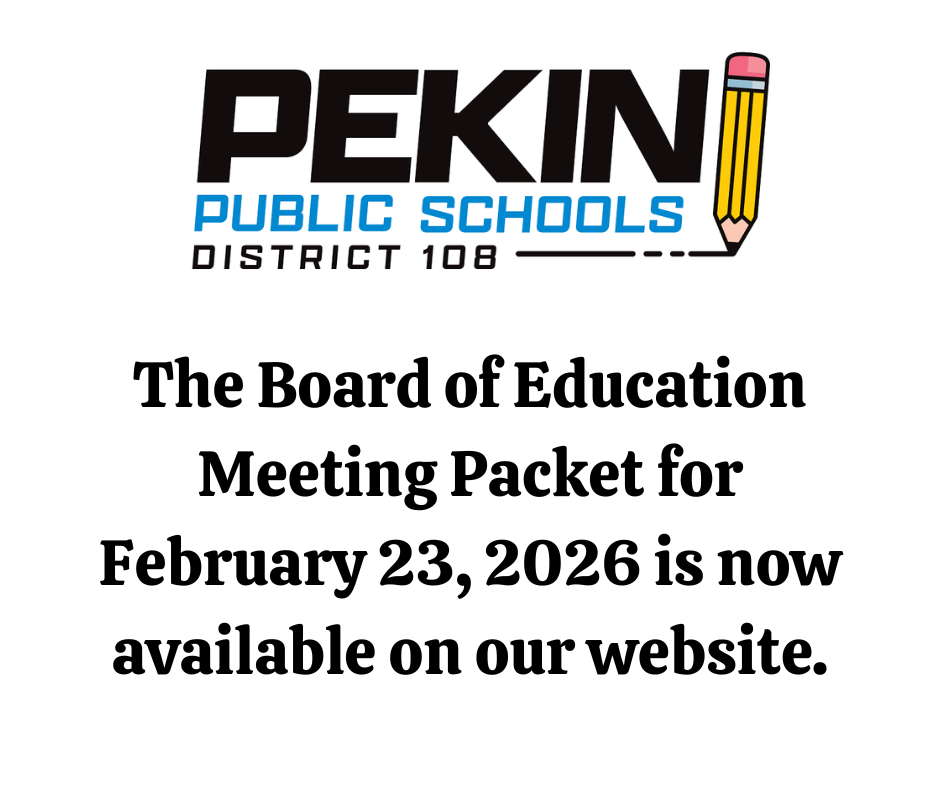 This is an announcement that the Board of Education's meeting packet is available now on  our website.