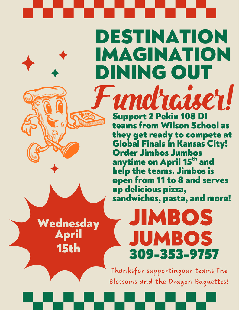This is a flyer advertising a fundraiser for Destination Imagination.
