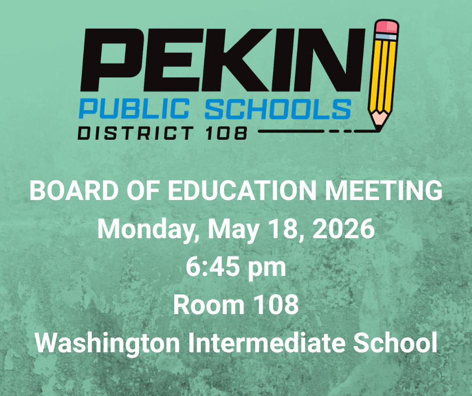 This is an announcement of the Board of Education's upcoming meeting.