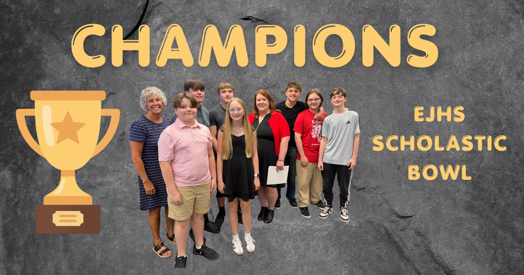 This is a photo of a school's scholastic bowl team