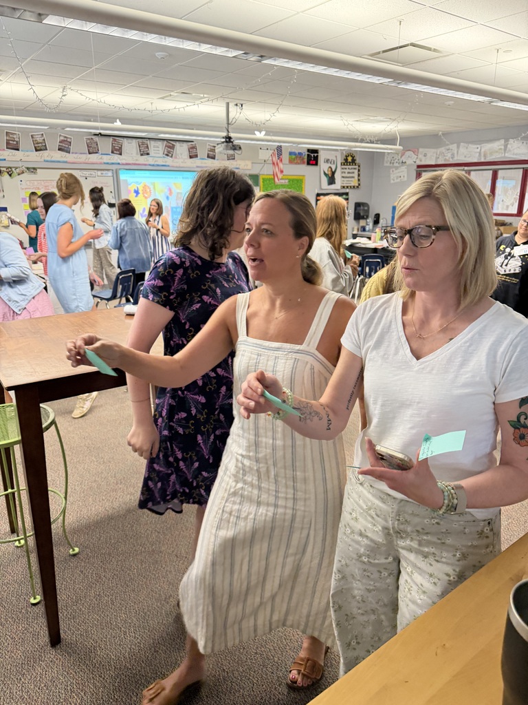 Teachers collaborating