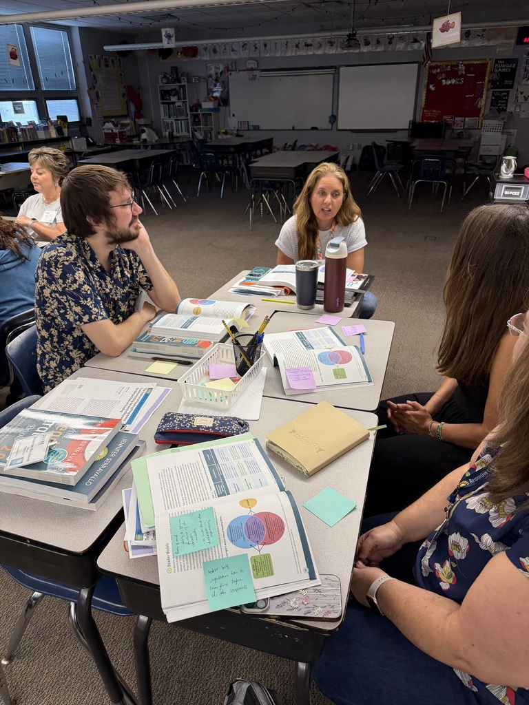Teachers collaborating