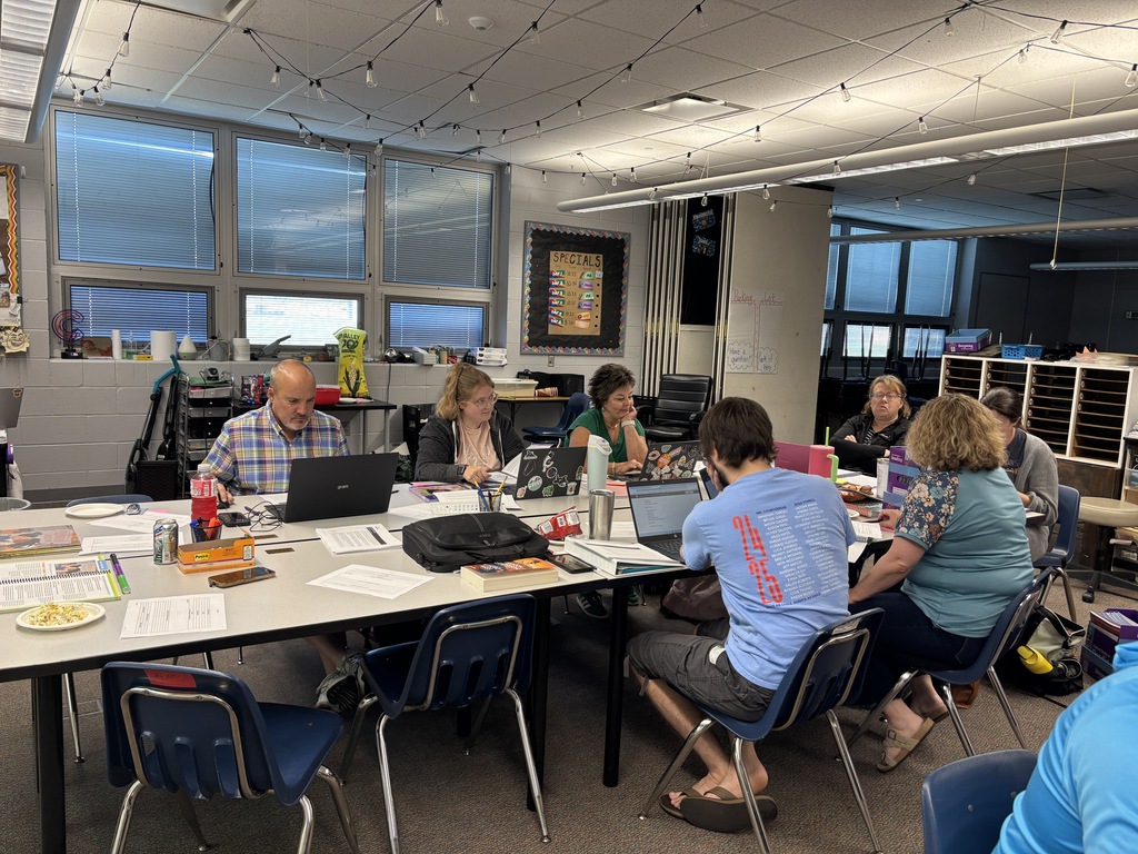 Teachers collaborating