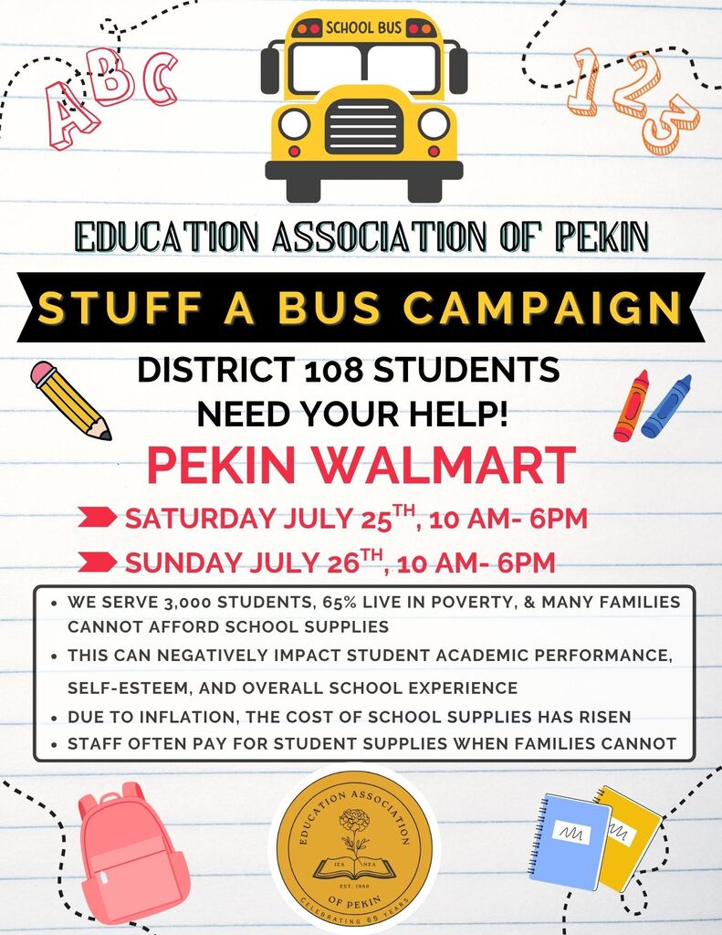 School Supply Drive Campaign Flyer