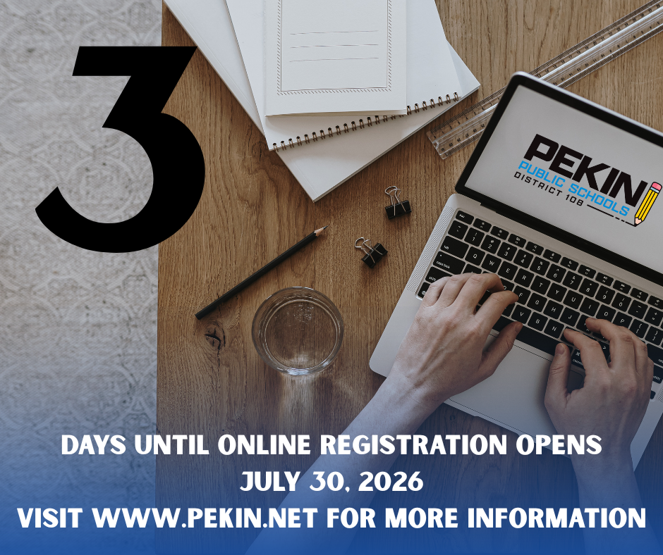A reminder that online registration opens soon