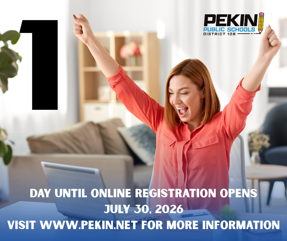 A reminder that online registration opens soon