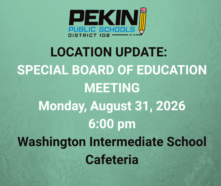 Board of Education Meeting Announcement