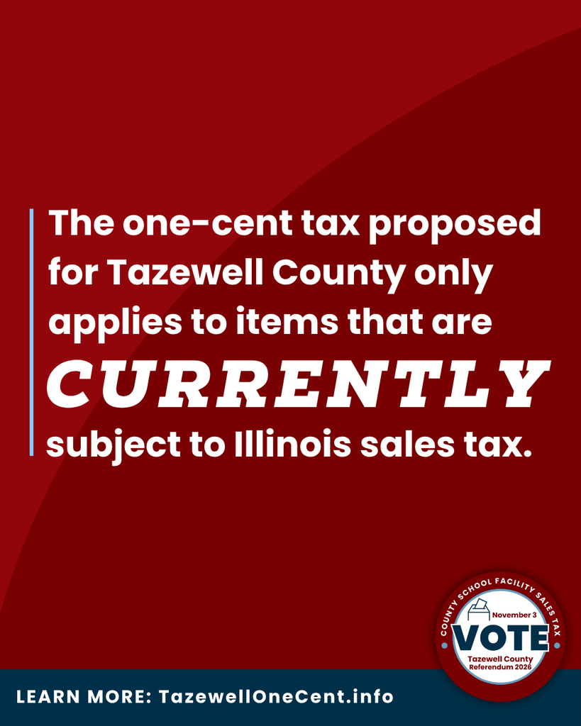 Graphic explaining what's taxed or not taxed under proposed referendum