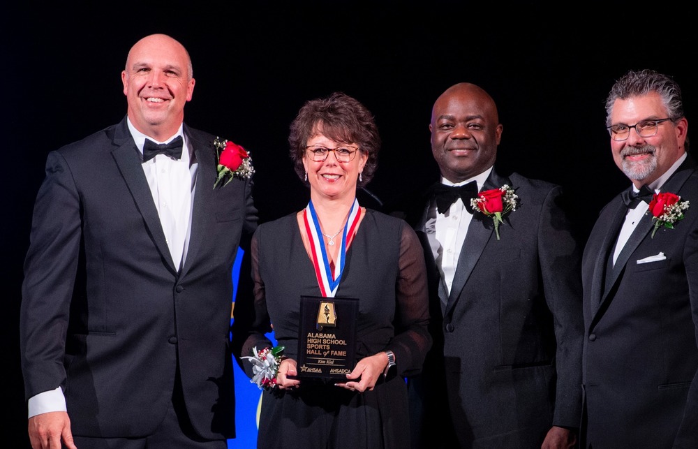Kim Kiel and AHSAA Leaders at Hall of Fame Event