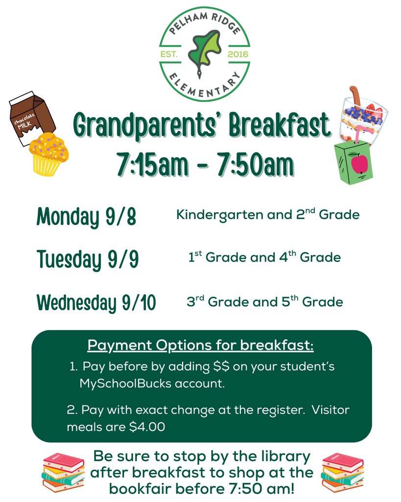 Grandparents' Breakfast flyer