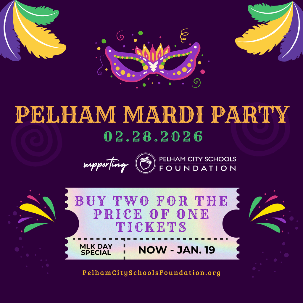 Pelham Mardi Party Special Ticket Offer