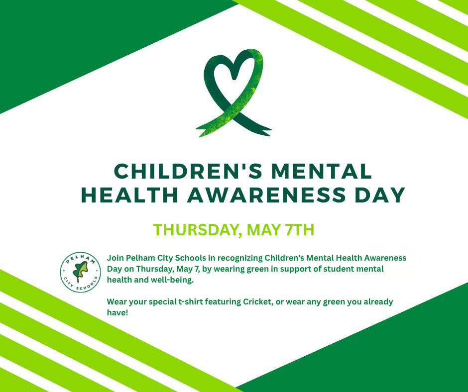 Wear Green on May 7 for Children's Mental Health Awareness Day