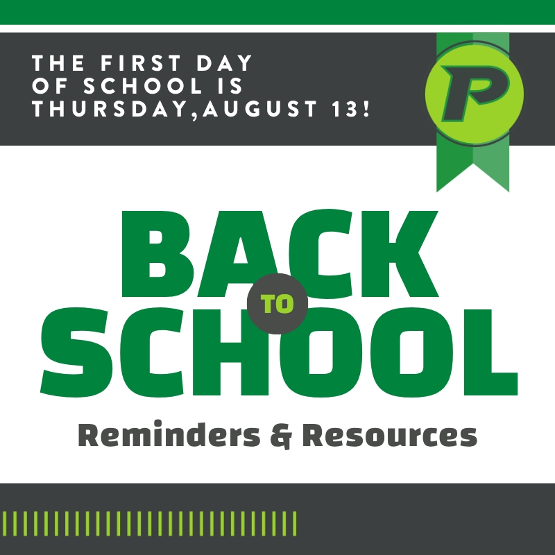 Back to School Reminders & Resources