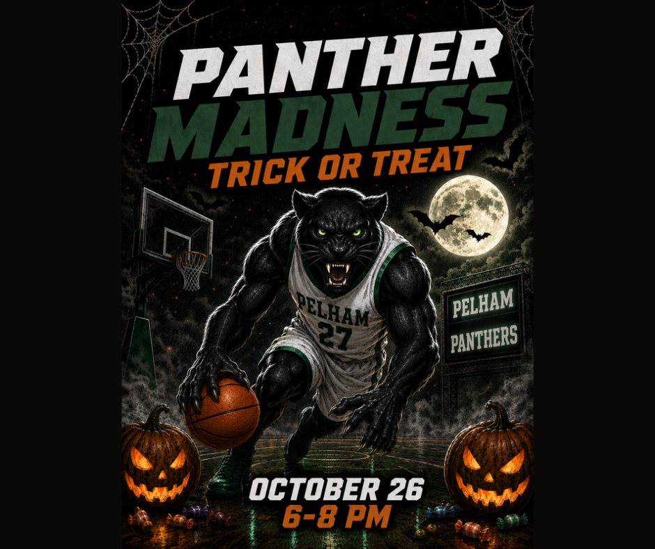Panther Madness Trick or Treat Basketball Event October 26 from 6-8 PM