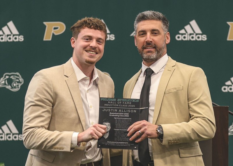 Hall of Fame honoree plaque presentation