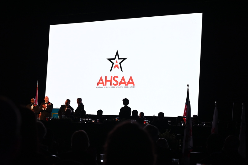 Stage at Hall of Fame event