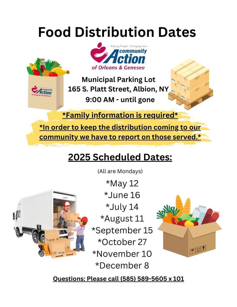 Food Distribution Flyer