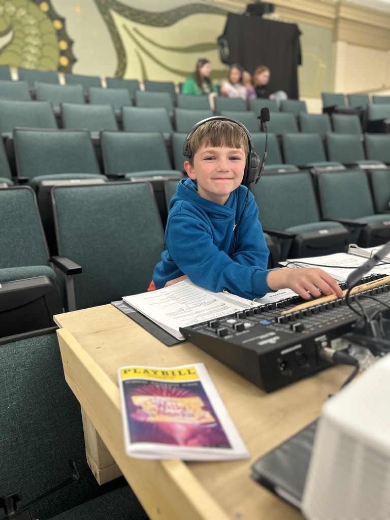 Student at Light Board