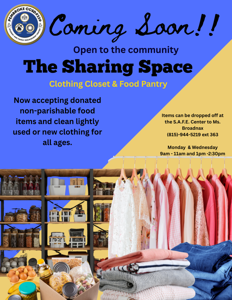 Clothing and pantry flyer