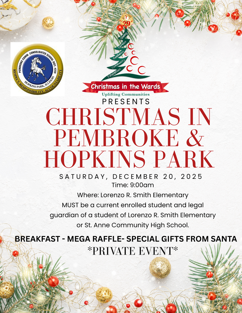 Christmas in Pembroke/Hopkins Park Flyer English version 