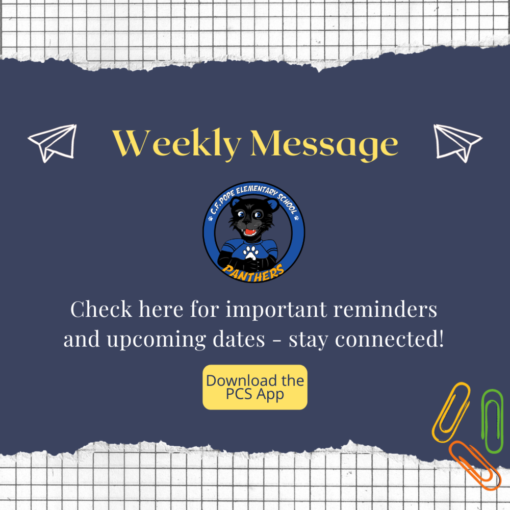Weekly Messafe