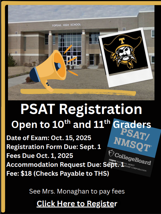 THS PSAT Registration