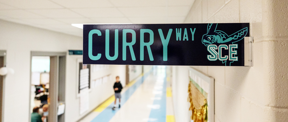 Michelle Curry street sign