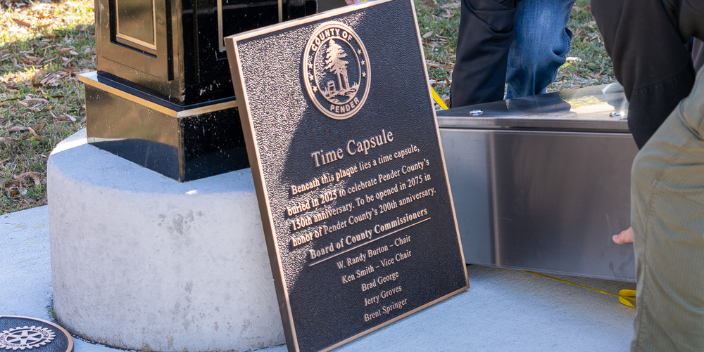 PENDER COUNTY TIME CAPSULE